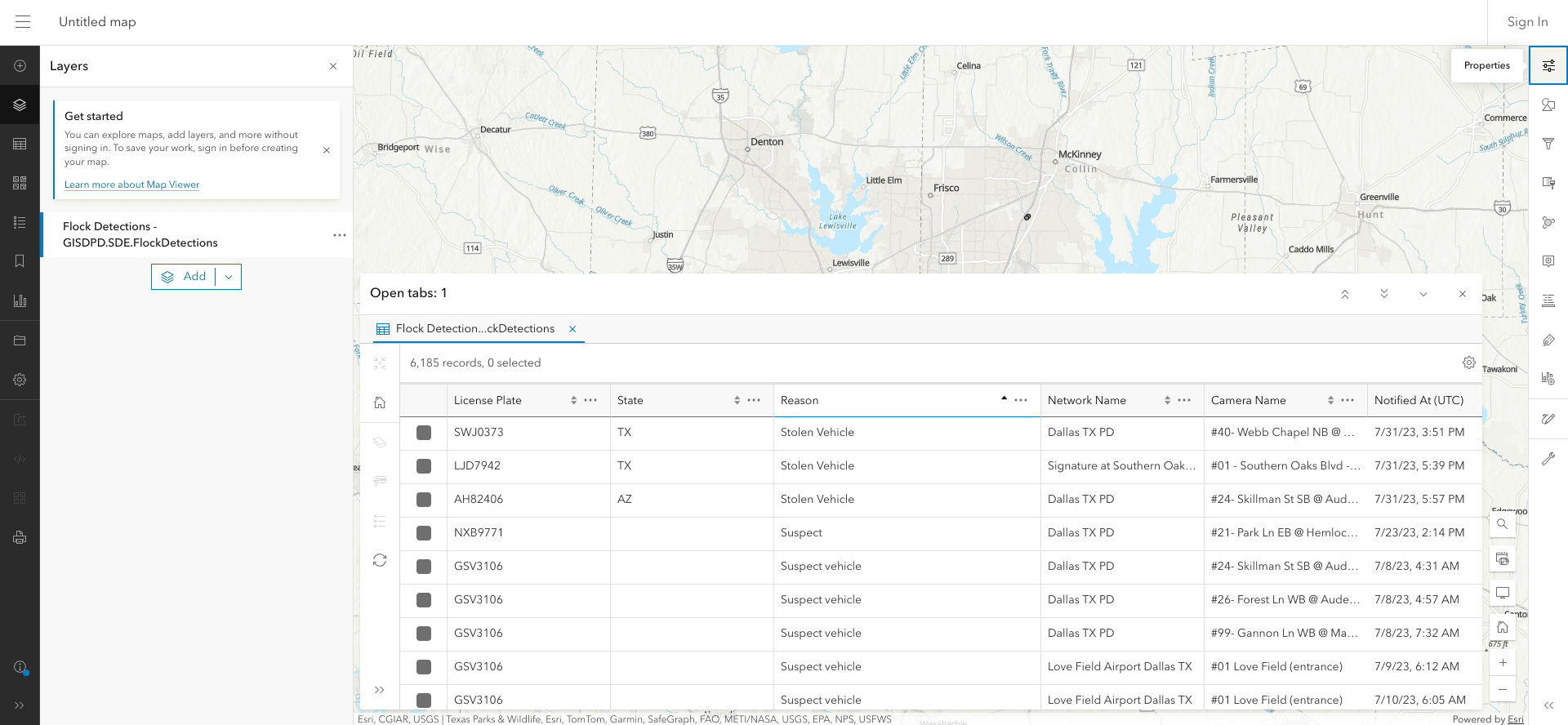 Detections