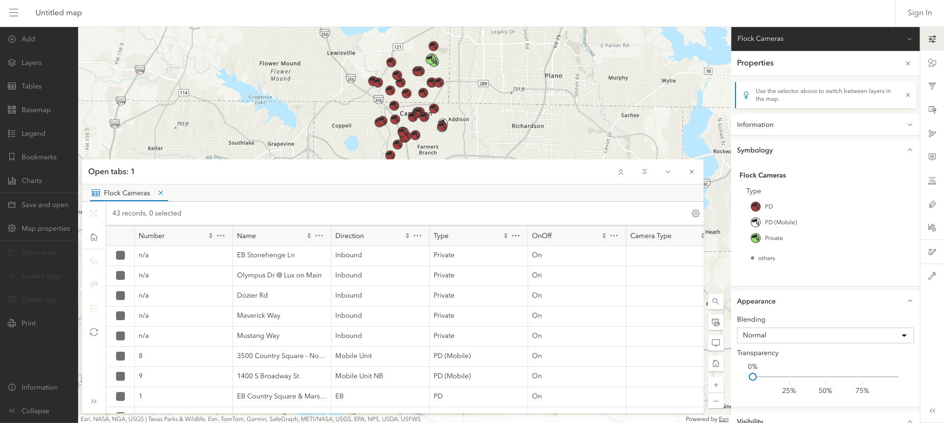 Mobile PD Car Location