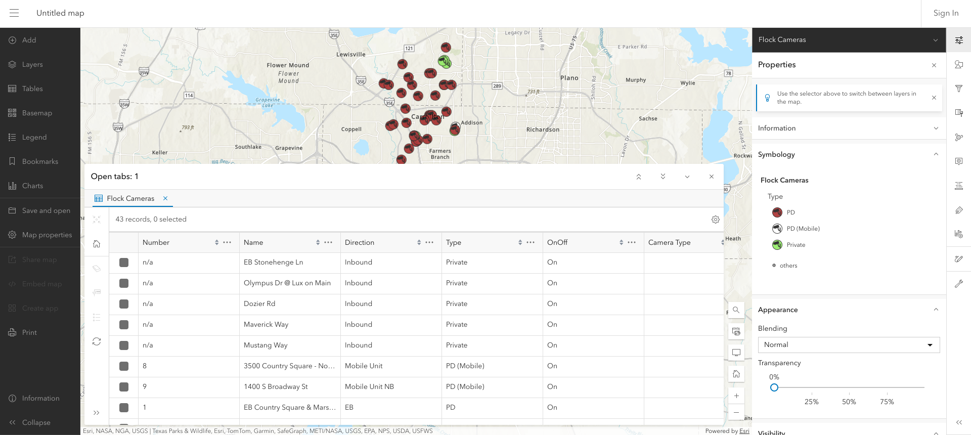 Mobile PD Car Location